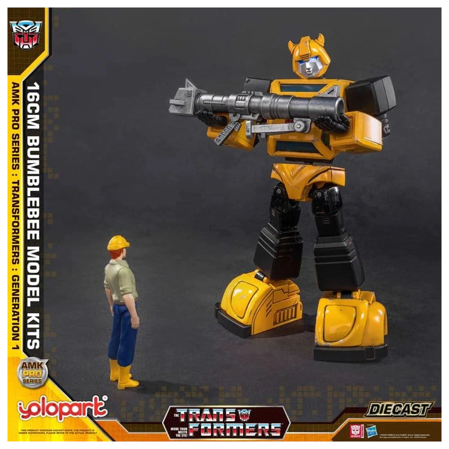 Transformers: Generation One AMK PRO Series Bumblebee Műanyag modell készlet 16 cm termékfotó