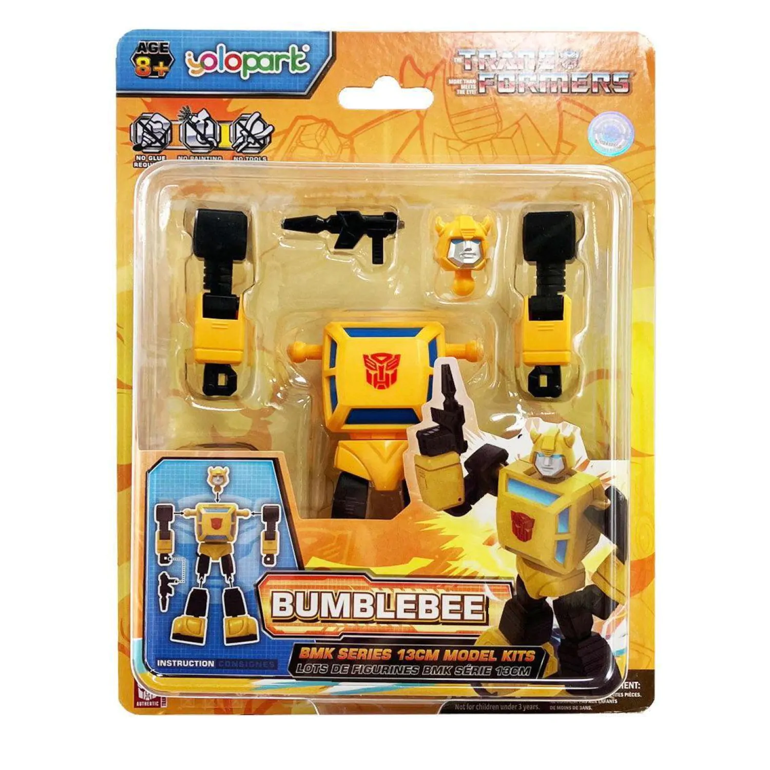 Transformers Generation One BMK Series modell készlet Bumblebee 16 cm   termékfotó