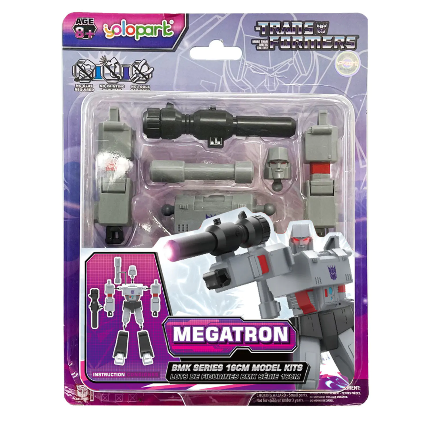 Transformers Generation One BMK Series modell készlet Megatron 16 cm   termékfotó