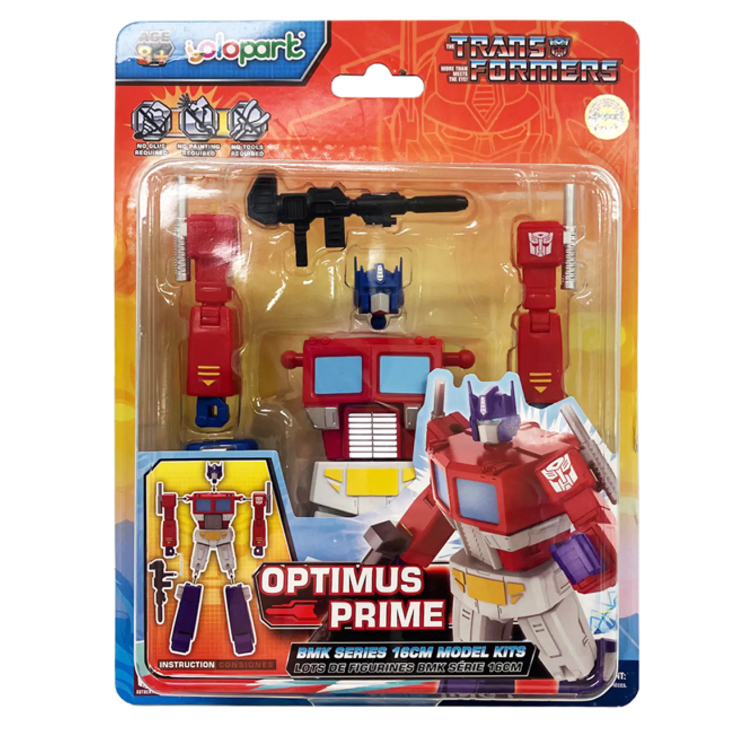 Transformers Generation One BMK Series modell készlet Optimus Prime 16 cm   termékfotó