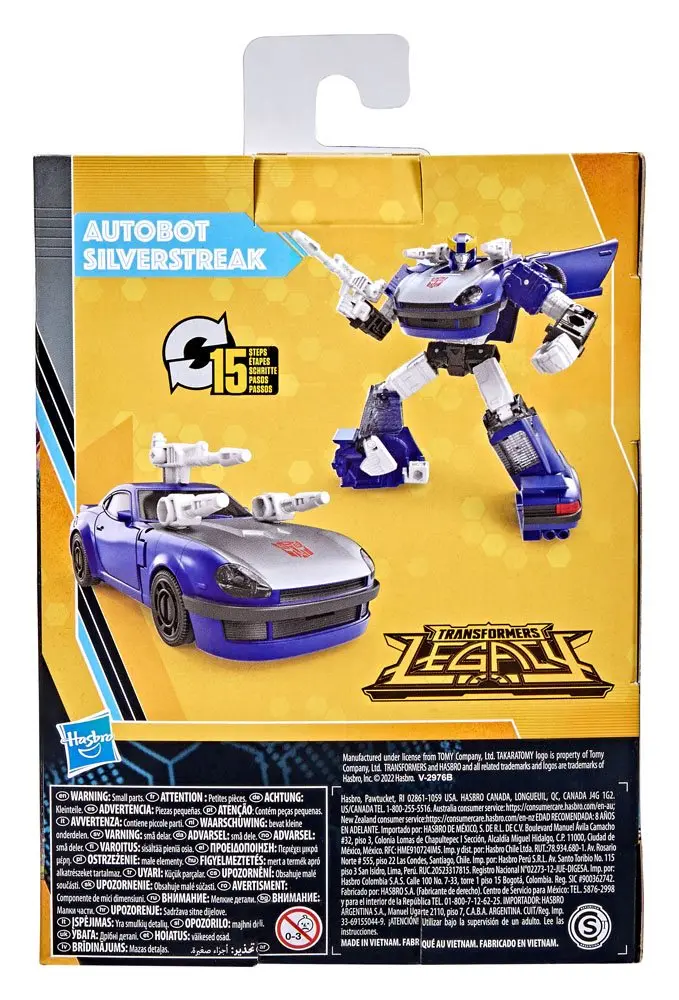 Transformers Generations Legacy Buzzworthy Bumblebee Autobot Silverstreak akciófigura 14 cm termékfotó