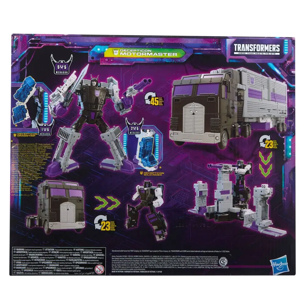 Transformers Generations Legacy Commander Class Decepticon Motormaster akciófigura 33 cm termékfotó