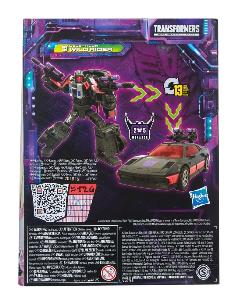 Transformers Generations Legacy Deluxe Class 2022 Decepticon Wild Rider akciófigura 14 cm termékfotó