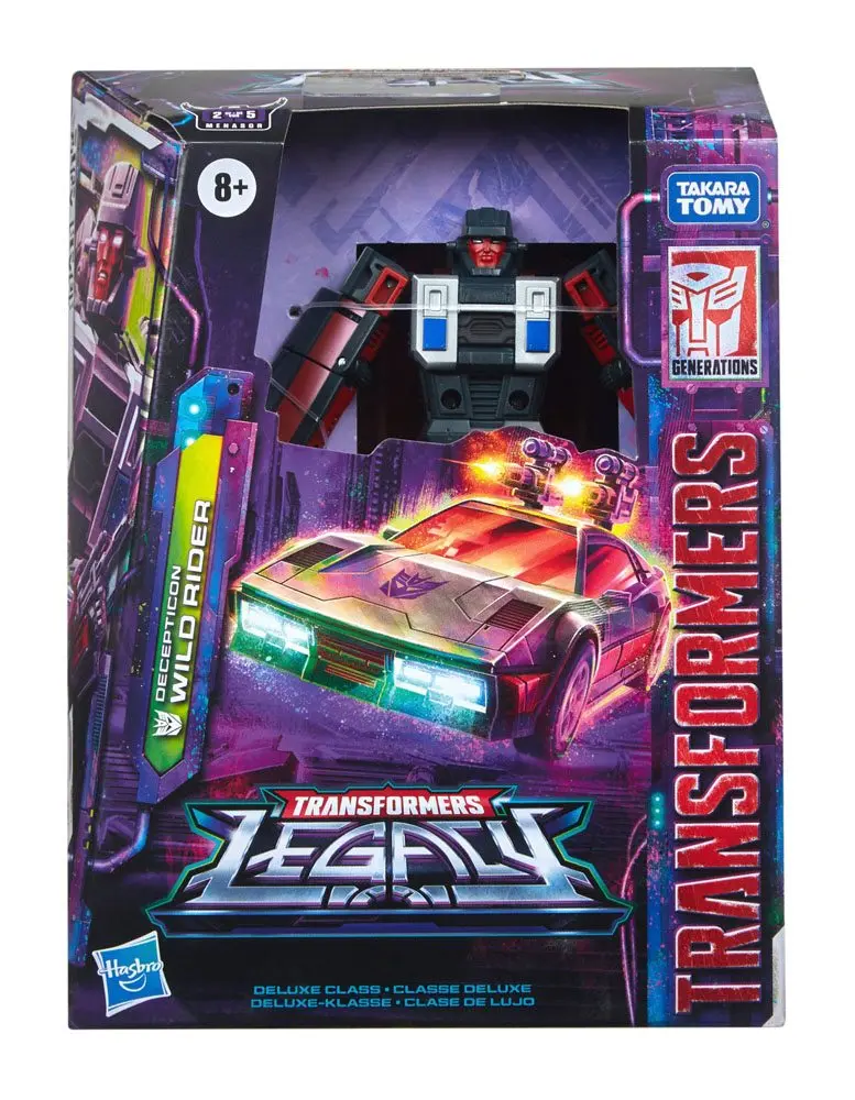 Transformers Generations Legacy Deluxe Class 2022 Decepticon Wild Rider akciófigura 14 cm termékfotó