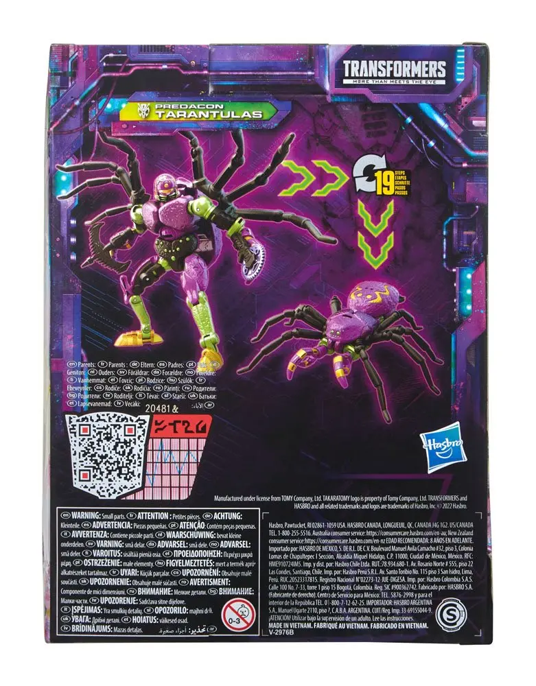 Transformers Generations Legacy Deluxe Class 2022 Predacon Tarantulas akciófigura 14 cm termékfotó