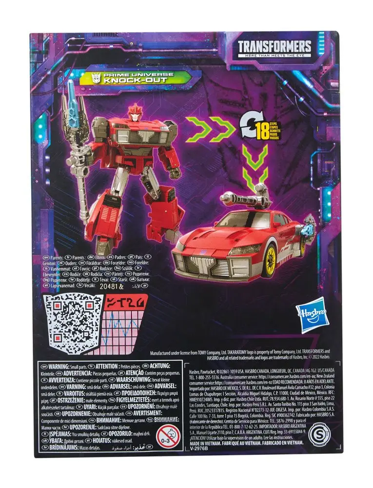 Transformers Generations Legacy Deluxe Class 2022 Prime Universe Knock-Out akciófigura 14 cm termékfotó