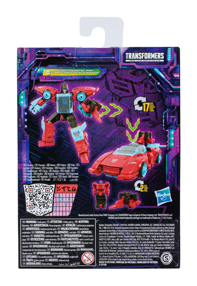 Transformers Generations Legacy Deluxe Class Autobot Pointblank &amp; Autobot Peacemaker akciófigura 14 cm termékfotó