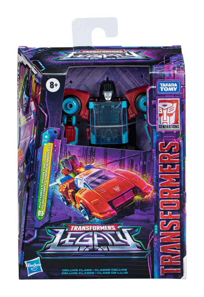 Transformers Generations Legacy Deluxe Class Autobot Pointblank &amp; Autobot Peacemaker akciófigura 14 cm termékfotó