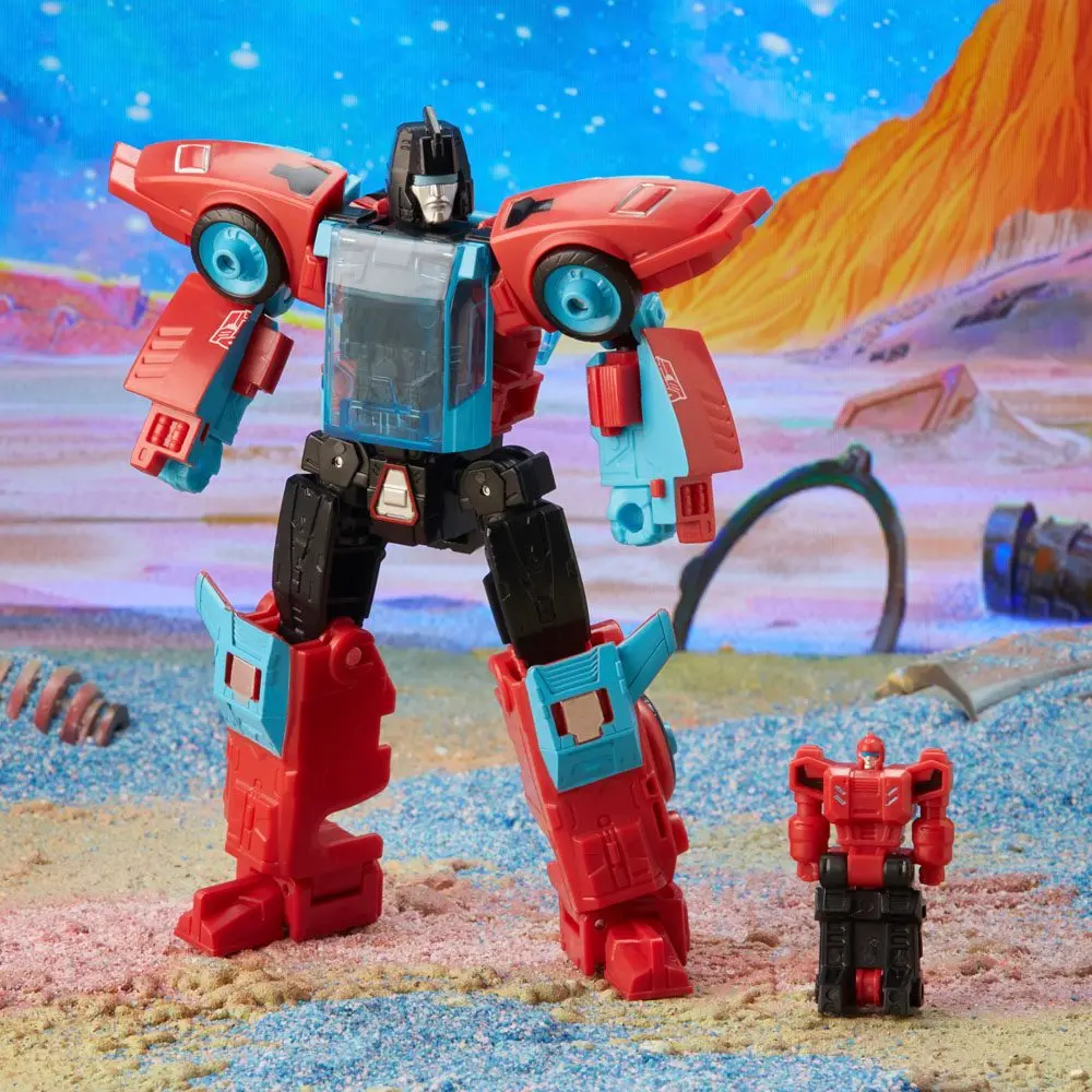 Transformers Generations Legacy Deluxe Class Autobot Pointblank &amp; Autobot Peacemaker akciófigura 14 cm termékfotó