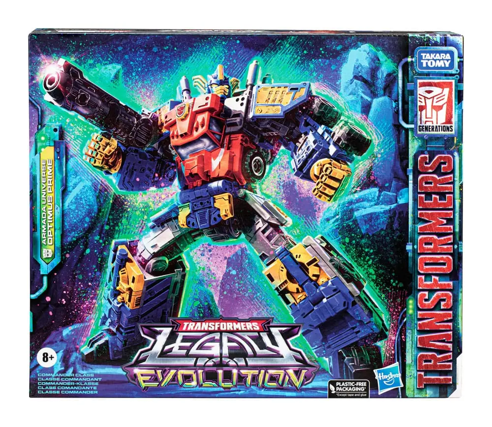 Transformers Generations Legacy Evolution Commander Class Armada Universe Optimus Prime akciófigura 19 cm termékfotó