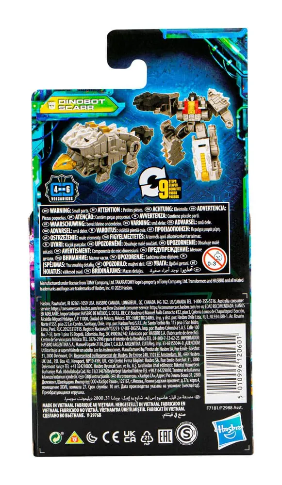 Transformers Generations Legacy Evolution Core Class Dinobot Scarr akciófigura 9 cm termékfotó