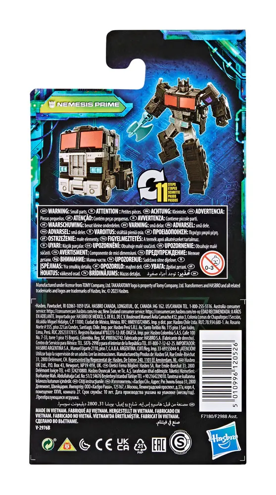 Transformers Generations Legacy Evolution Core Series Nemesis Prime akciófigura 9 cm termékfotó