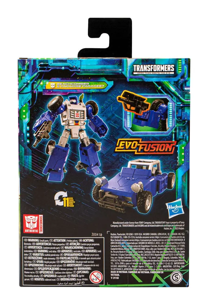 Transformers Generations Legacy Evolution Deluxe Class Beachcomber &amp; Paradise Parakeet akciófigura 14 cm termékfotó