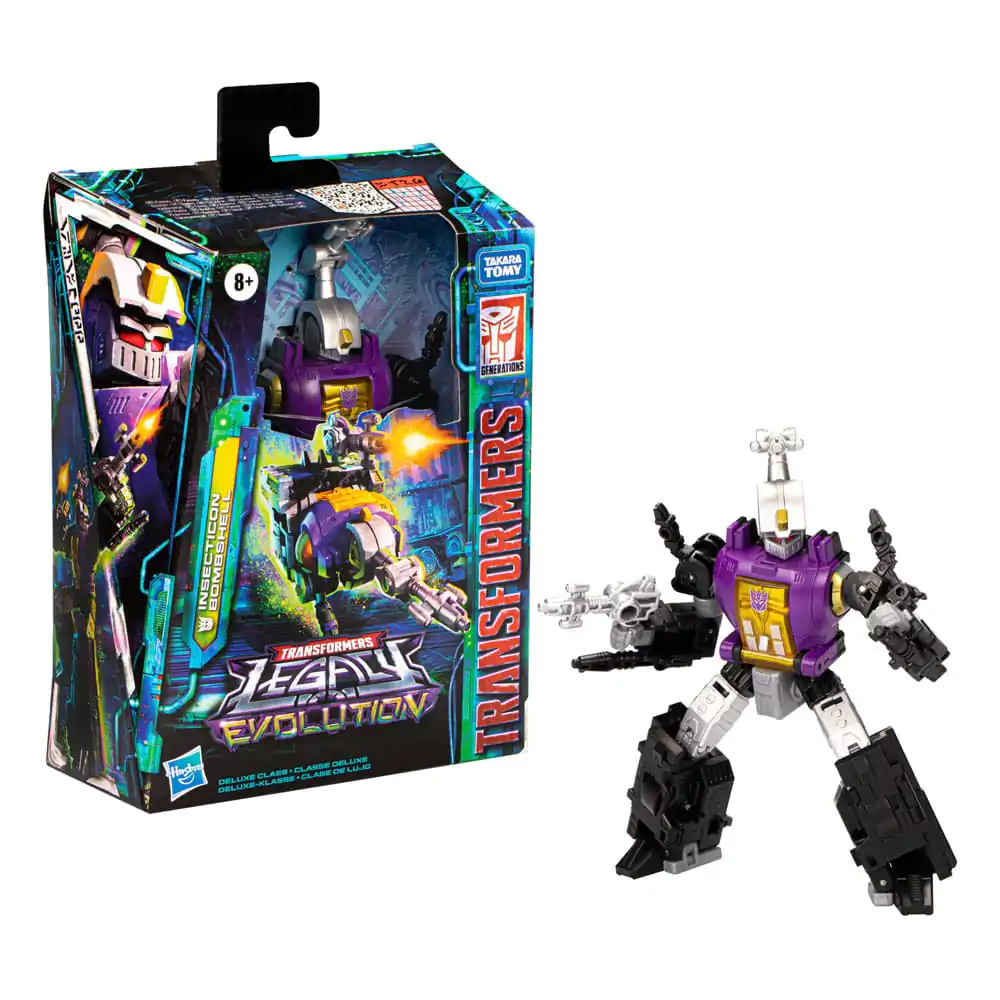 Transformers Generations Legacy Evolution Deluxe Class Insecticon Bombshell akciófigura 14 cm termékfotó