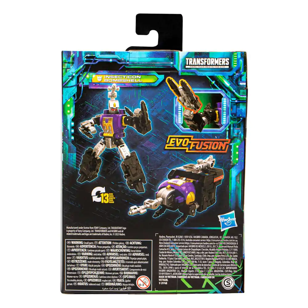 Transformers Generations Legacy Evolution Deluxe Class Insecticon Bombshell akciófigura 14 cm termékfotó