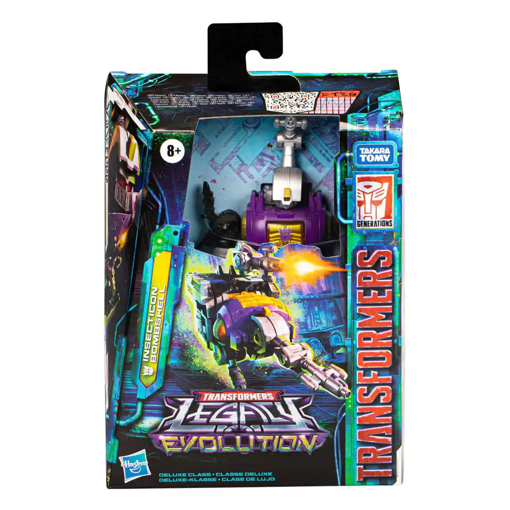 Transformers Generations Legacy Evolution Deluxe Class Insecticon Bombshell akciófigura 14 cm termékfotó