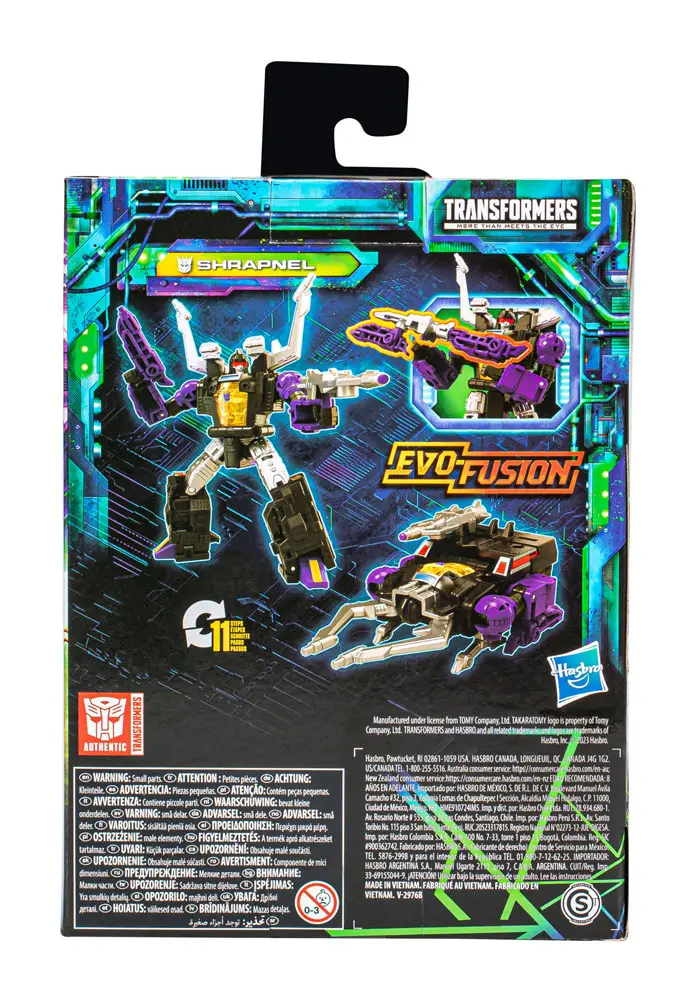 Transformers Generations Legacy Evolution Deluxe Class Shrapnel akciófigura 14 cm termékfotó