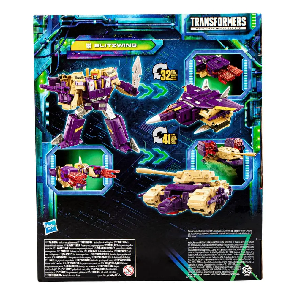 Transformers Generations Legacy Evolution Leader Class Blitzwing akciófigura 18 cm termékfotó