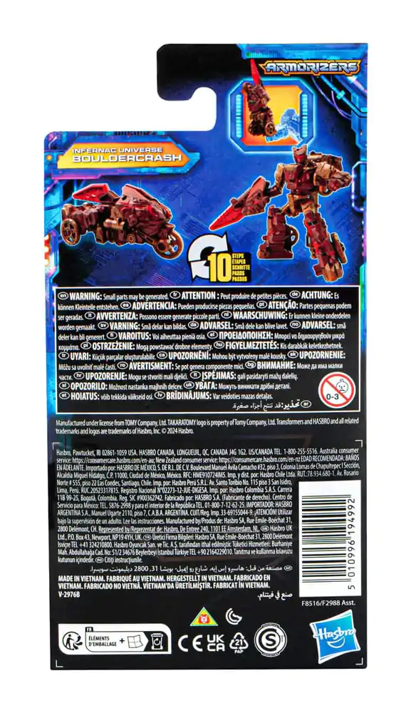 Transformers Generations Legacy United Core Class Infernac Universe Bouldercrash akciófigura 9 cm termékfotó