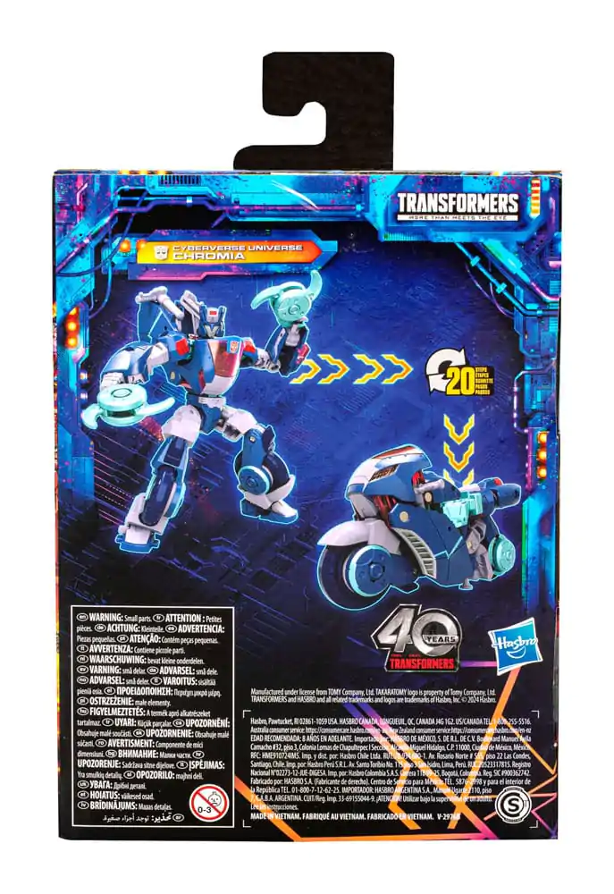 Transformers Generations Legacy United Deluxe Class Cyberverse Universe Chromia akciófigura 14 cm termékfotó