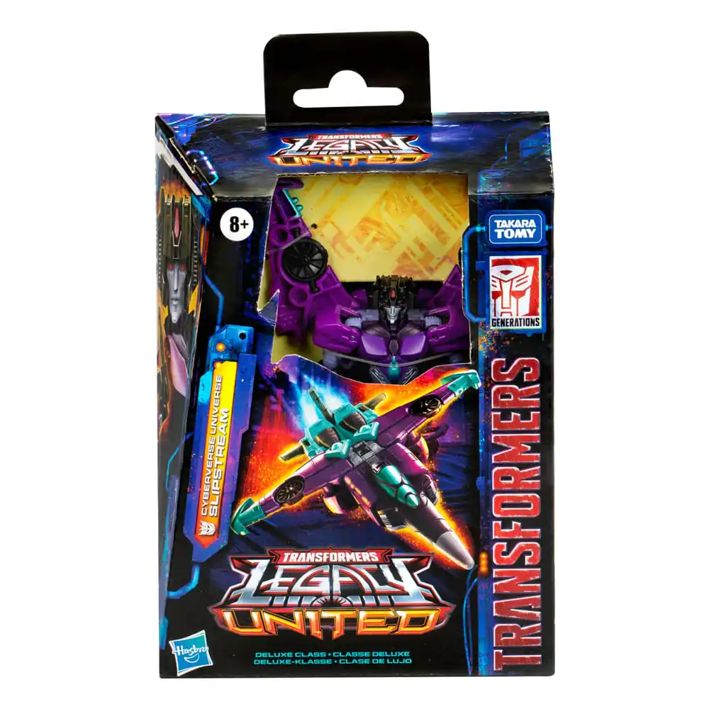 Transformers Generations Legacy United Deluxe Class Cyberverse Universe Slipstream akciófigura 14 cm termékfotó