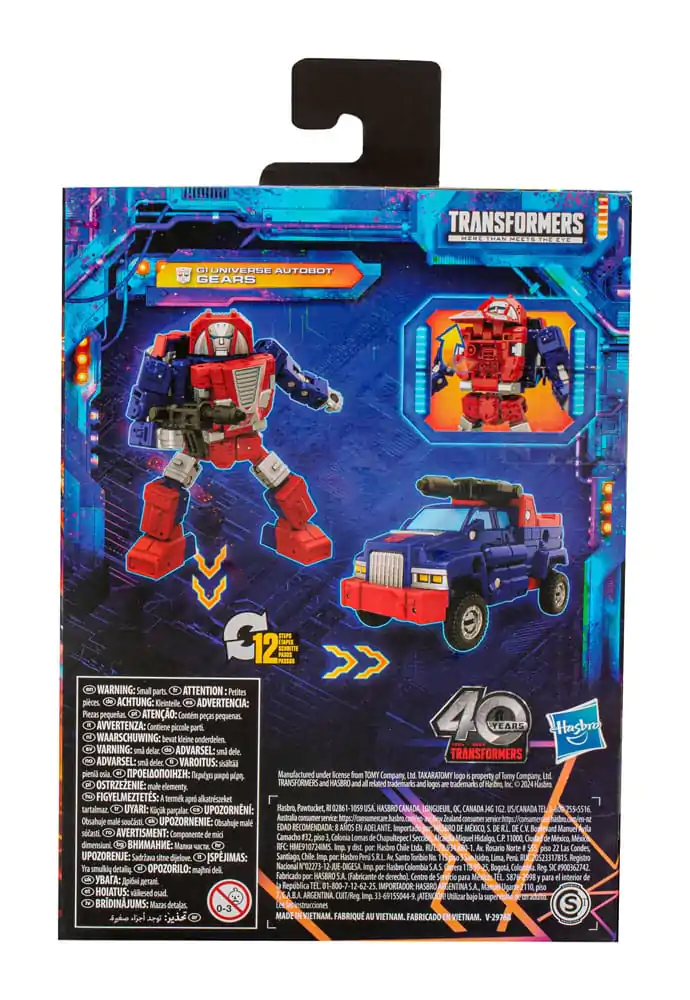 Transformers Generations Legacy United Deluxe Class G1 Universe Autobot Gears akciófigura 14 cm termékfotó