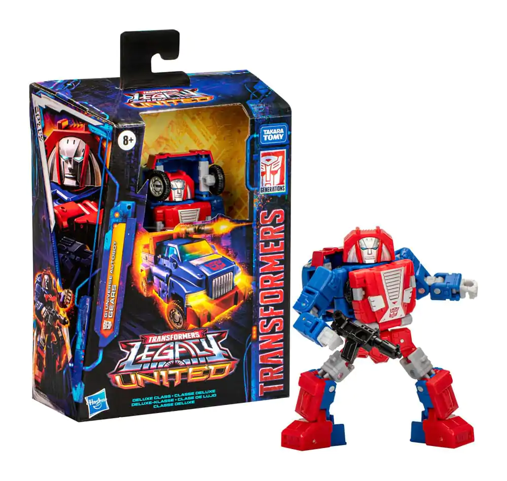 Transformers Generations Legacy United Deluxe Class G1 Universe Autobot Gears akciófigura 14 cm termékfotó