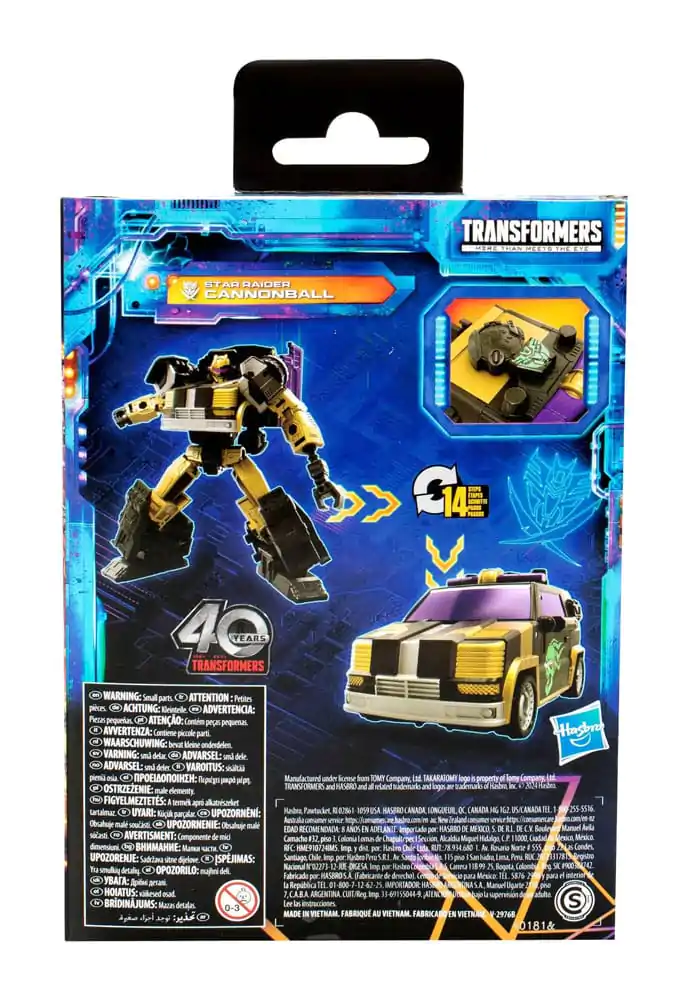 Transformers Generations Legacy United Deluxe Class Star Raider Cannonball akciófigura 14 cm termékfotó