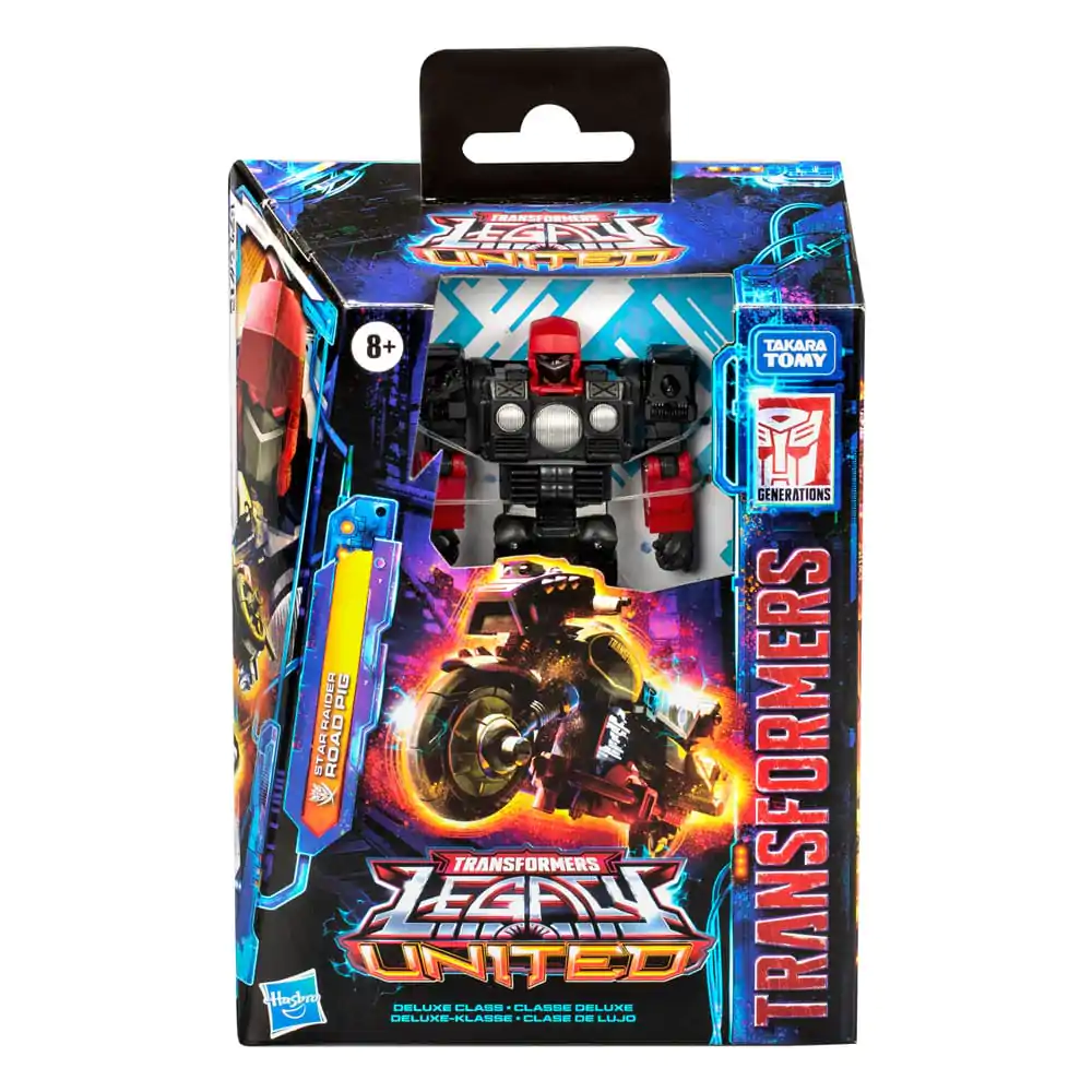 Transformers Generations Legacy United Deluxe Class Star Raider Road Pig akciófigura 14 cm termékfotó