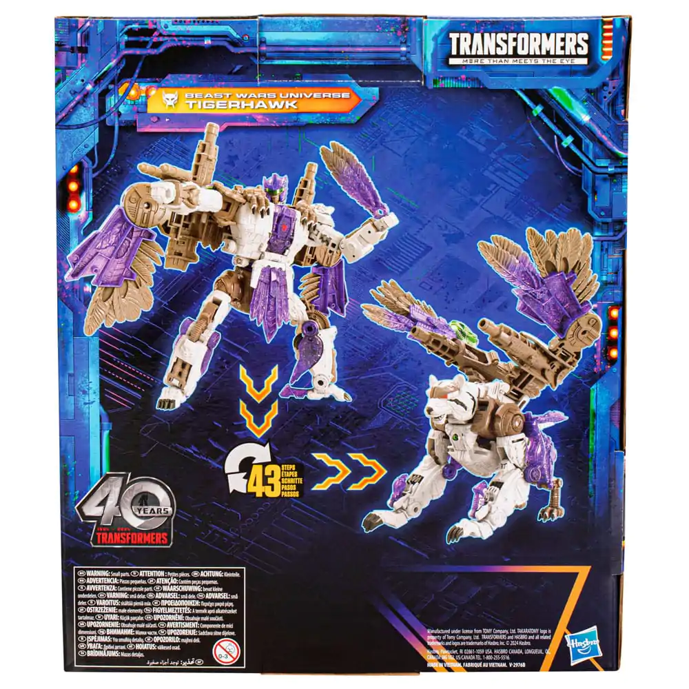 Transformers Generations Legacy United Leader Class Beast Wars Universe Tigerhawk akciófigura 19 cm termékfotó