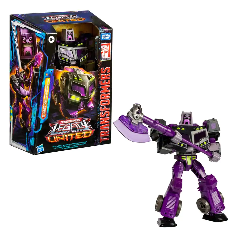 Transformers Generations Legacy United Voyager Class Animated Universe Decepticon Motormaster akciófigura 18 cm termékfotó