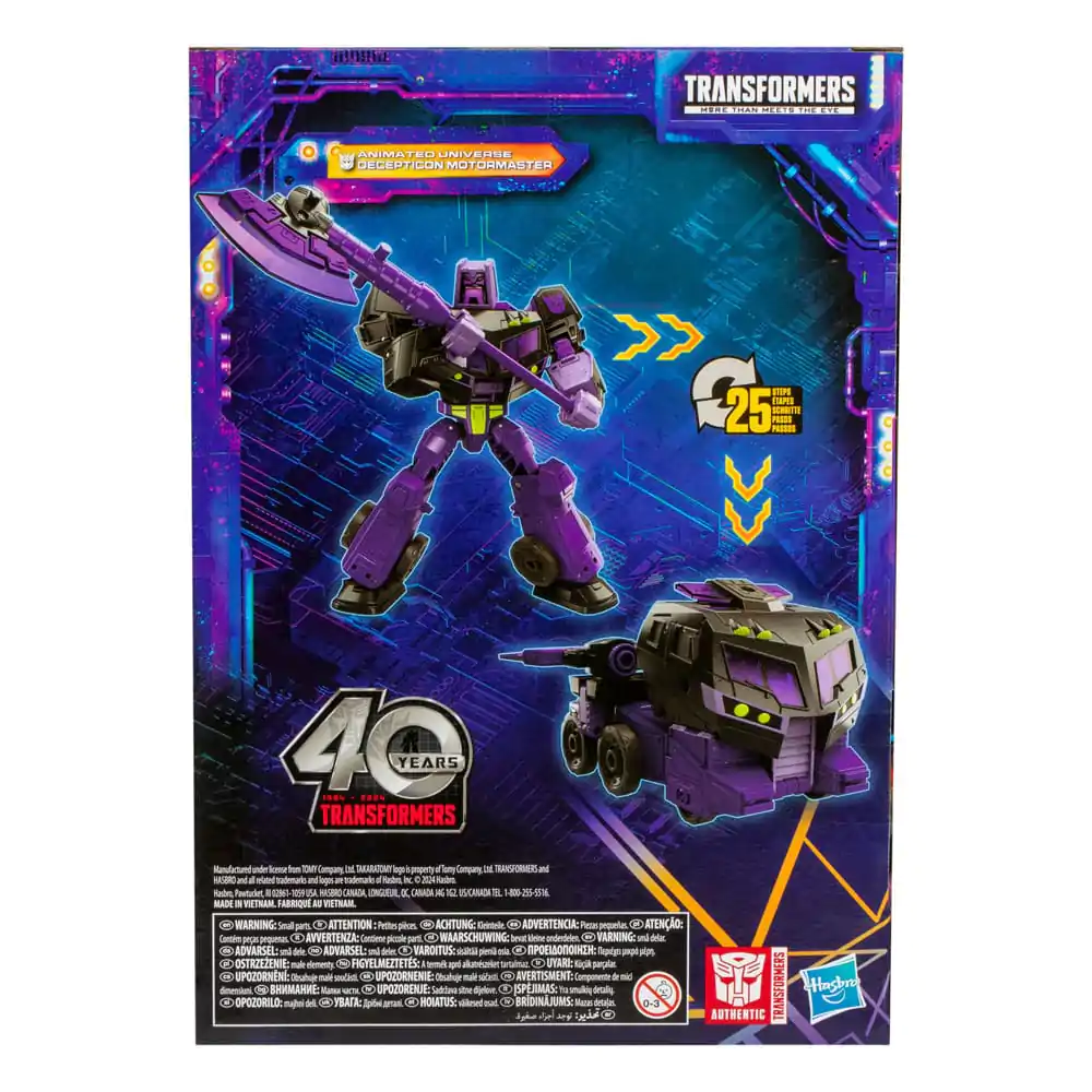 Transformers Generations Legacy United Voyager Class Animated Universe Decepticon Motormaster akciófigura 18 cm termékfotó