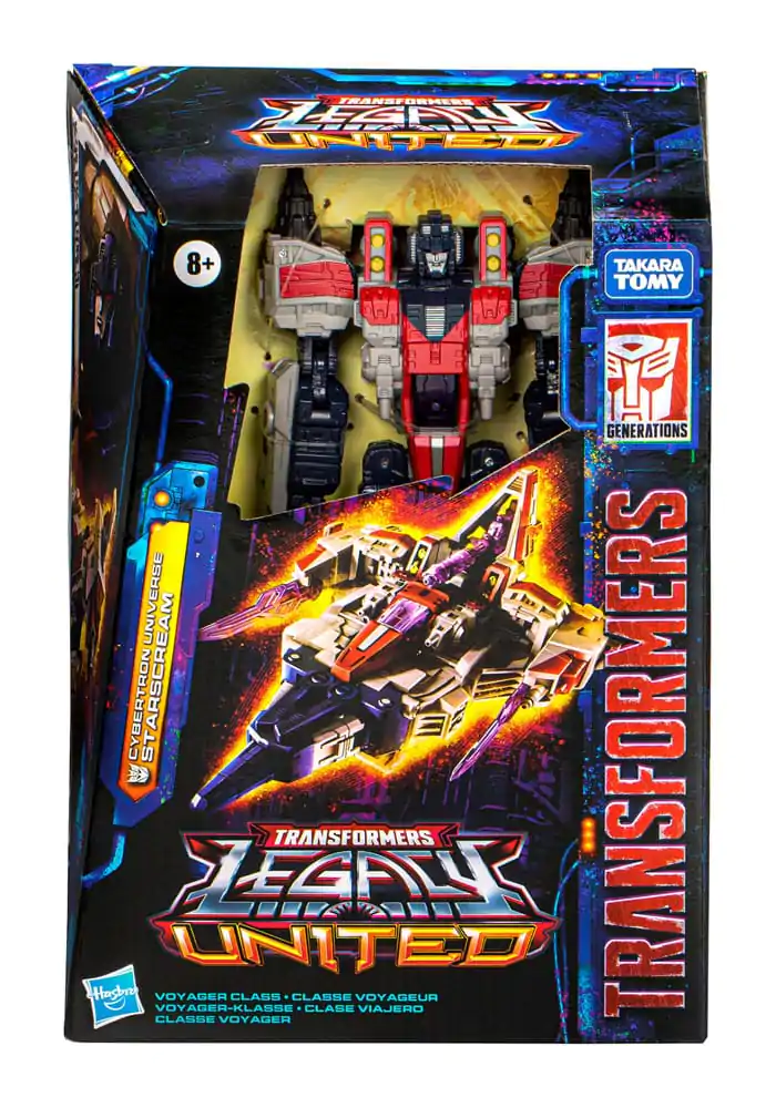 Transformers Generations Legacy United Voyager Class Cybertron Universe Starscream akciófigura 18 cm termékfotó