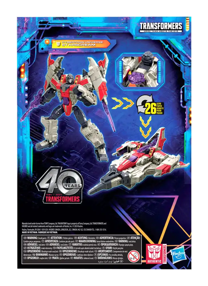 Transformers Generations Legacy United Voyager Class Cybertron Universe Starscream akciófigura 18 cm termékfotó