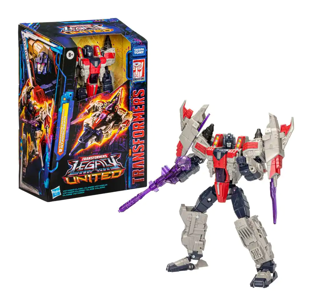 Transformers Generations Legacy United Voyager Class Cybertron Universe Starscream akciófigura 18 cm termékfotó