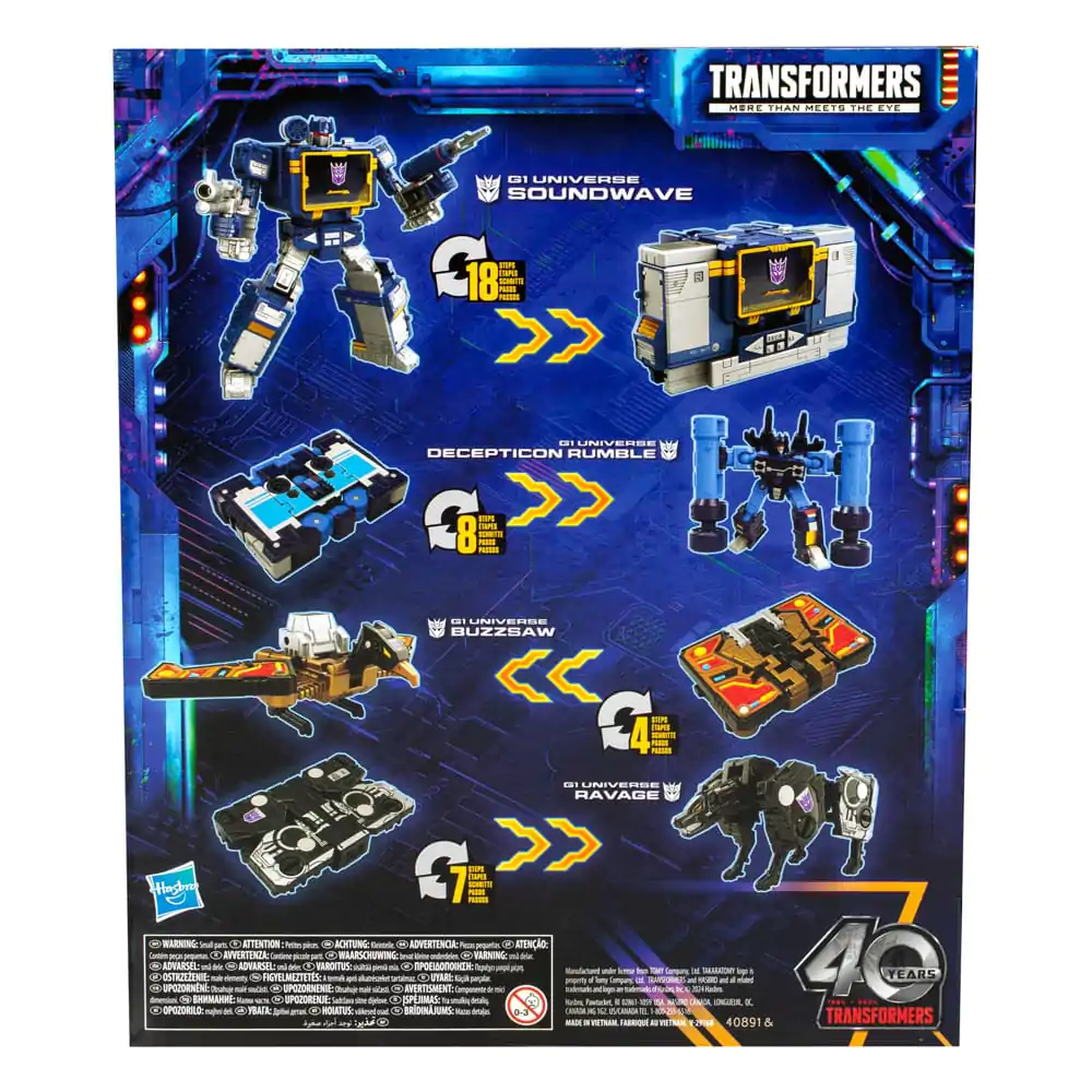 Transformers Generations Legacy United Voyager Class G1 Universe Soundwave akciófigura 18 cm termékfotó