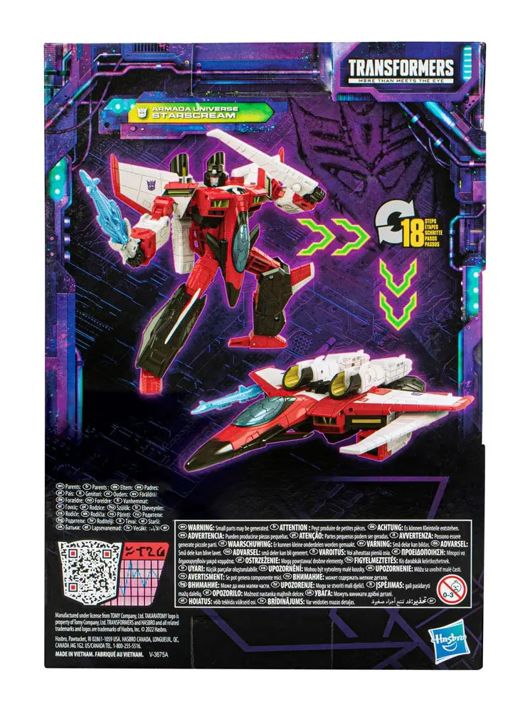 Transformers Generations Legacy Voyager Class Armada Universe Starscream akciófigura 18 cm termékfotó
