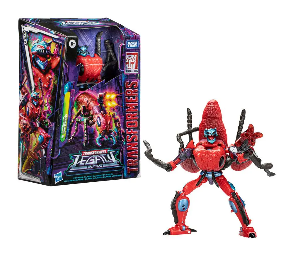 Transformers Generations Legacy Voyager Class Predacon Inferno akciófigura 18 cm termékfotó