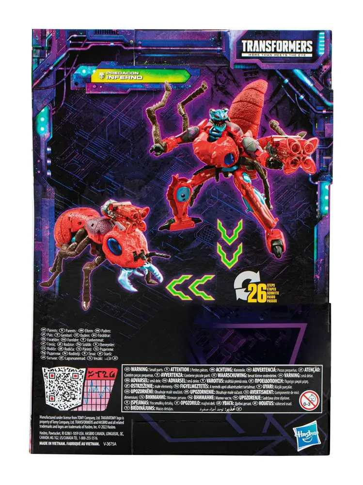 Transformers Generations Legacy Voyager Class Predacon Inferno akciófigura 18 cm termékfotó