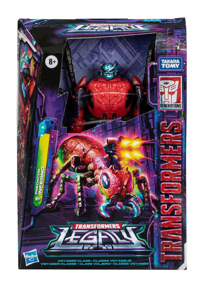 Transformers Generations Legacy Voyager Class Predacon Inferno akciófigura 18 cm termékfotó