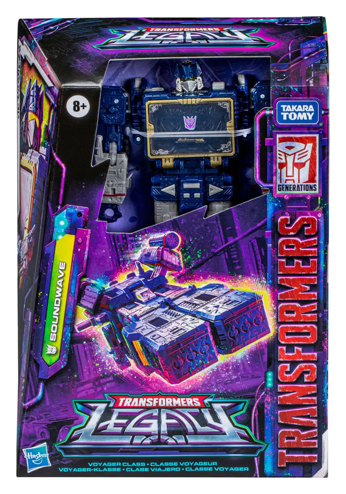 Transformers Generations Legacy Voyager Class Soundwave akciófigura 18 cm termékfotó