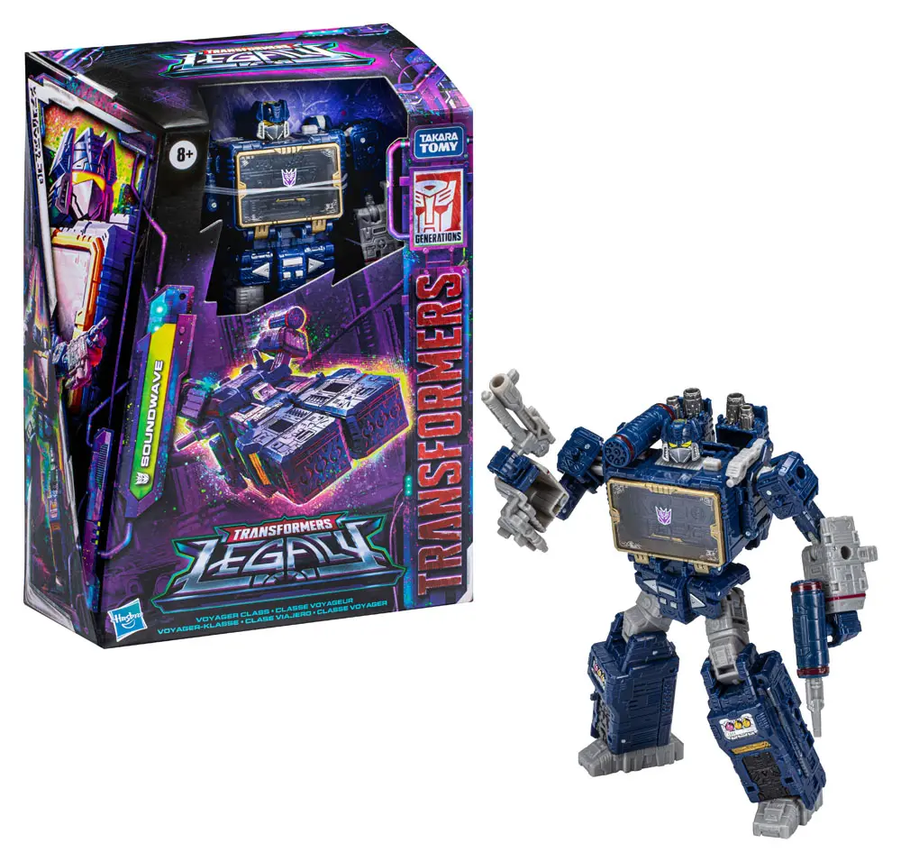 Transformers Generations Legacy Voyager Class Soundwave akciófigura 18 cm termékfotó
