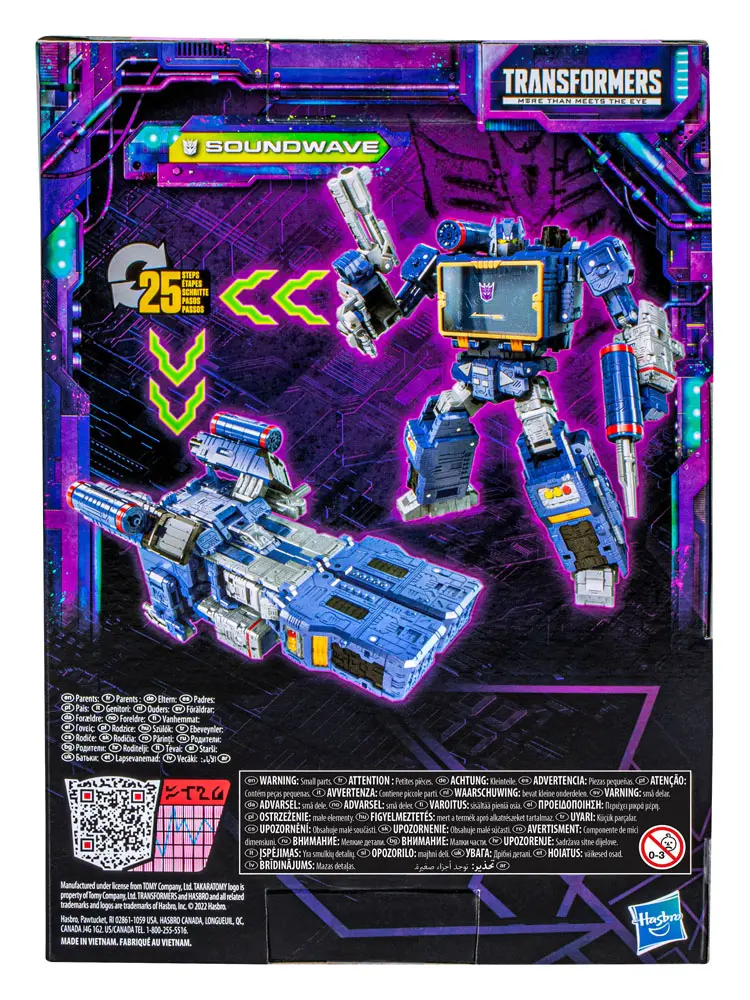 Transformers Generations Legacy Voyager Class Soundwave akciófigura 18 cm termékfotó