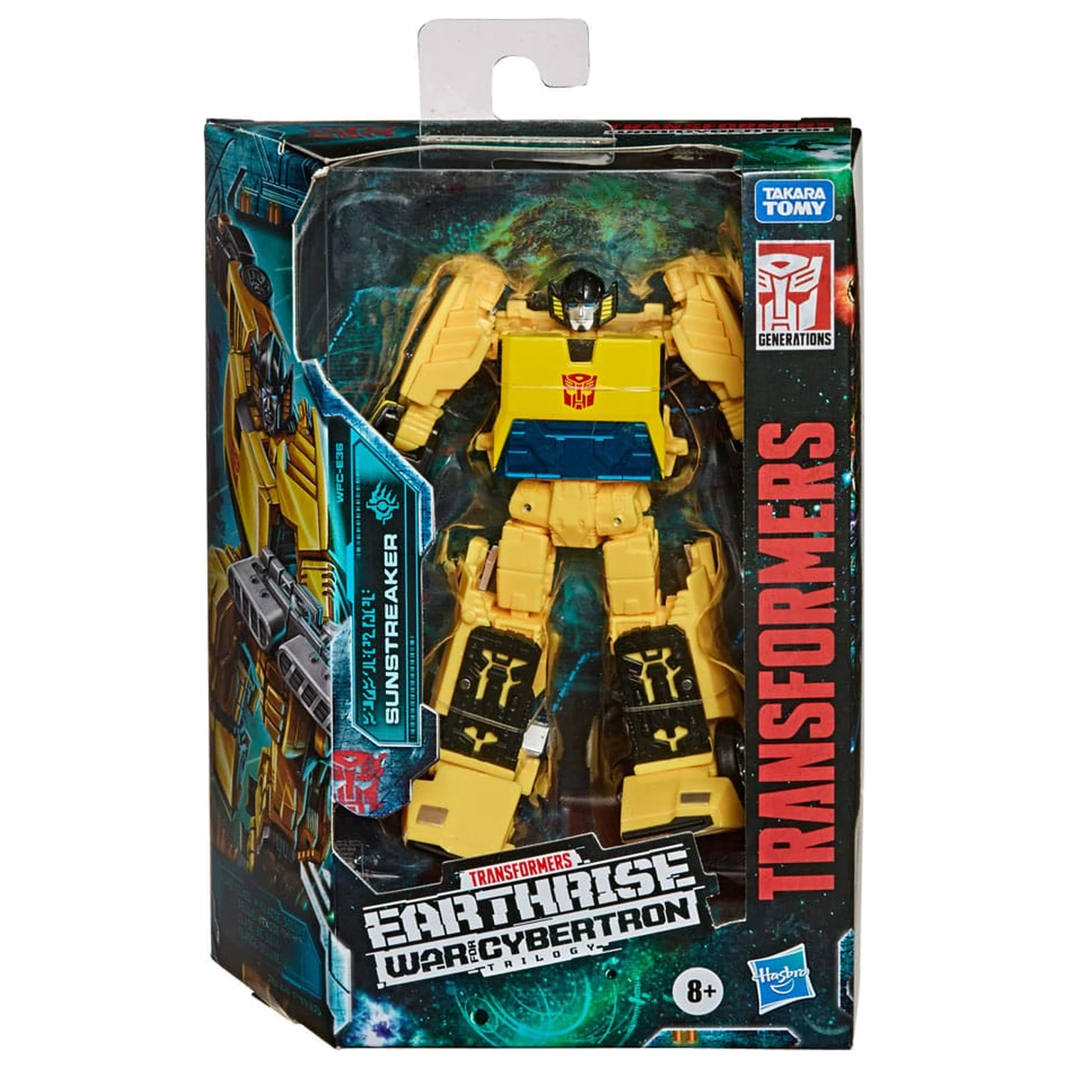 Transformers Generations War for Cybertron: Earthrise Deluxe Class Sunstreaker akciófigura 14 cm termékfotó