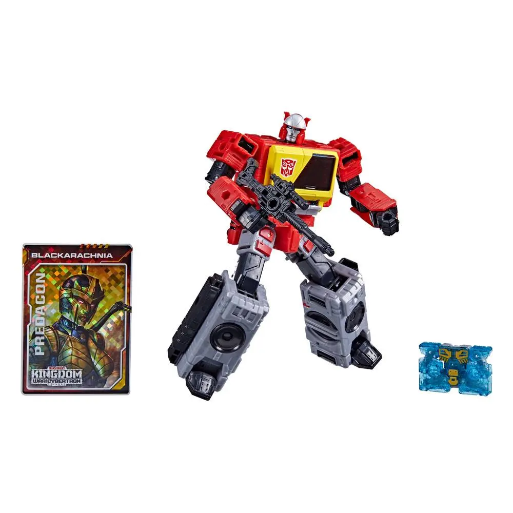 Transformers Generations War for Cybertron: Kingdom Voyager Class 2021 Autobot Blaster &amp; Eject akciófigura 18 cm termékfotó