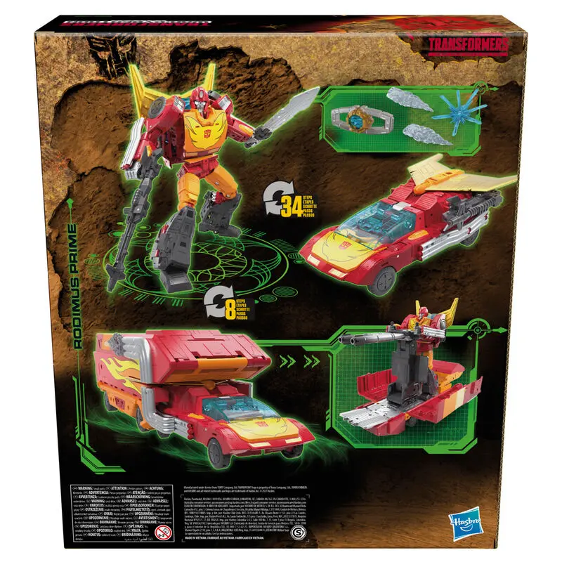 Transformers Generations War for Cybertron: Kingdom WFC-K29 Rodimus Prime figura 19cm termékfotó