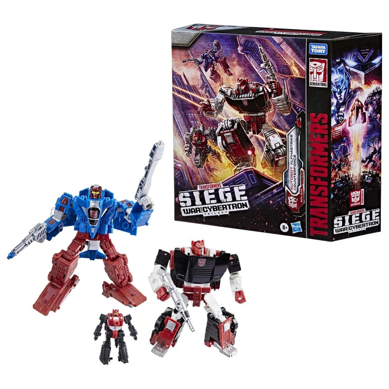 Transformers Generations War for Cybertron: Siege Autobot Alphastrike Counterforce akciófigura csomag termékfotó