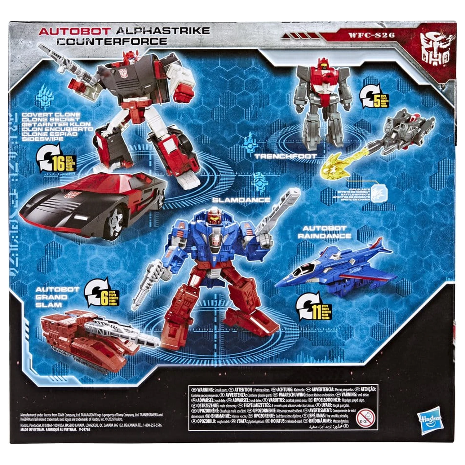 Transformers Generations War for Cybertron: Siege Autobot Alphastrike Counterforce akciófigura csomag termékfotó