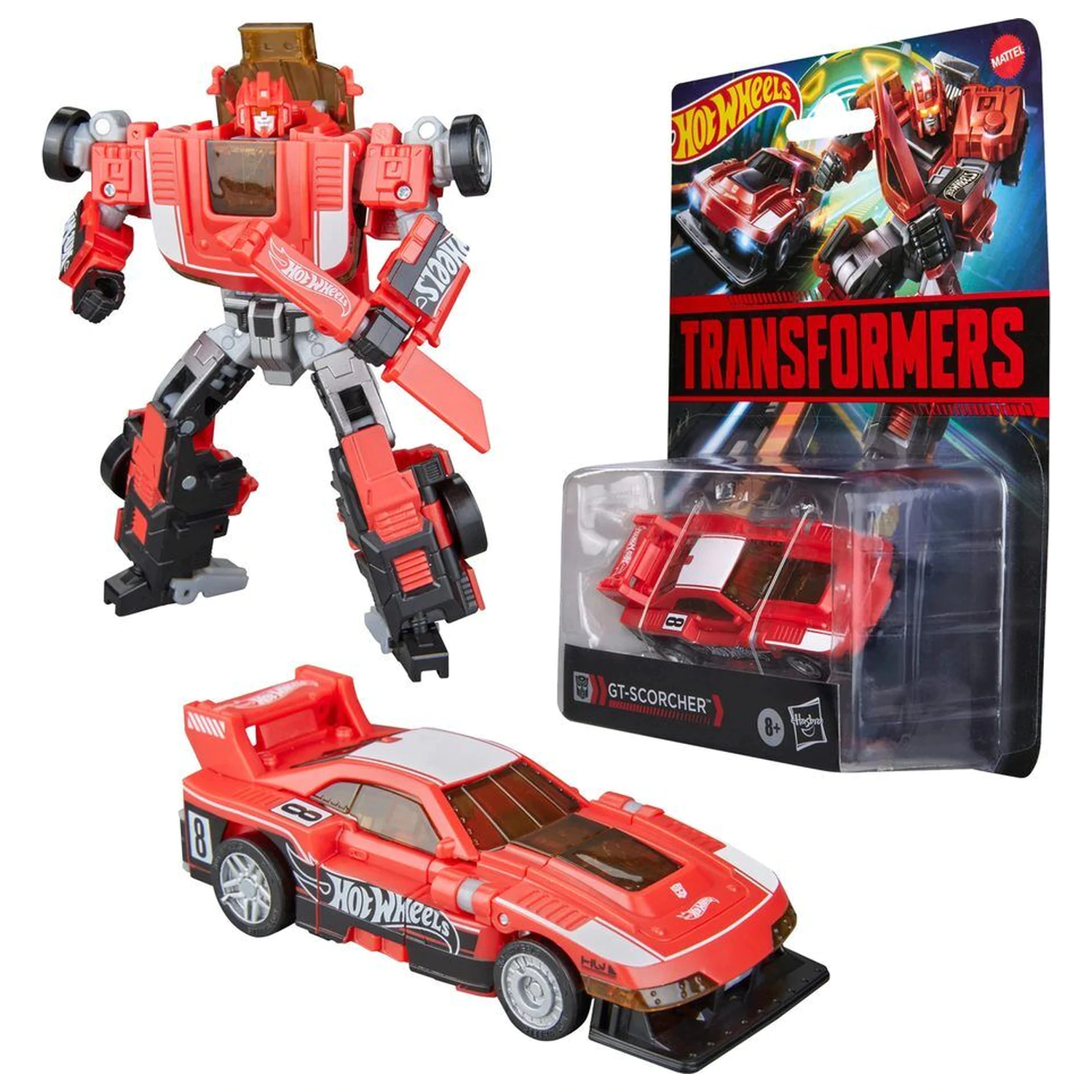 Transformers Hot Wheels Gt Scorcher figura 12.5cm termékfotó