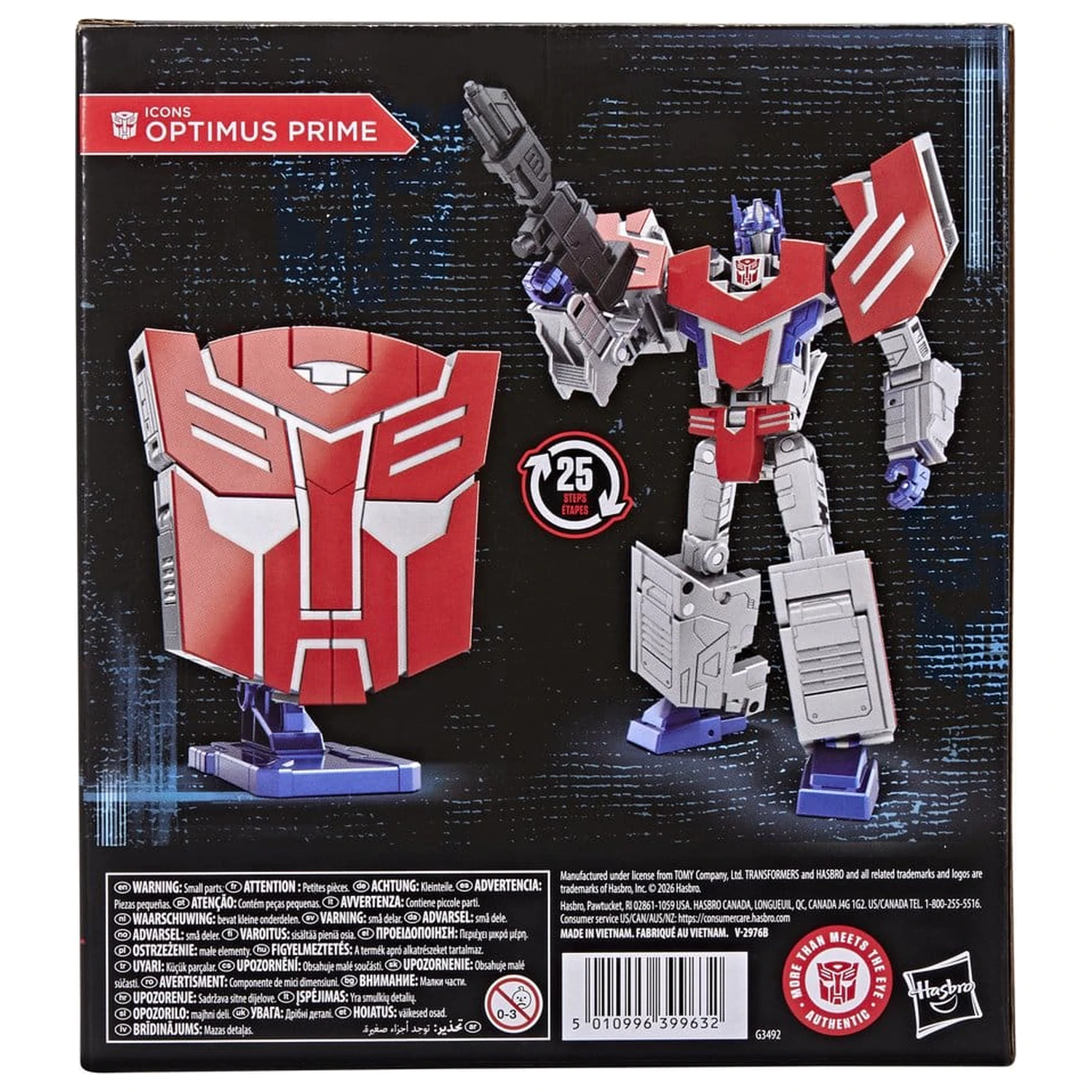 Transformers Icons Voyager Class Optimus Prime akciófigura 17 cm termékfotó